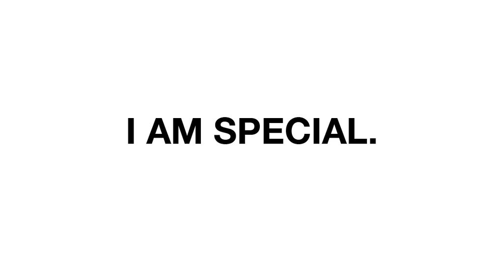 I am special sticker